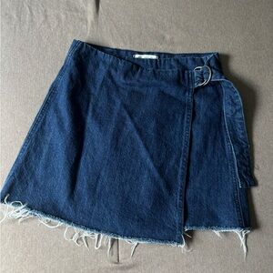 Madewell Wrap Denim Skirt